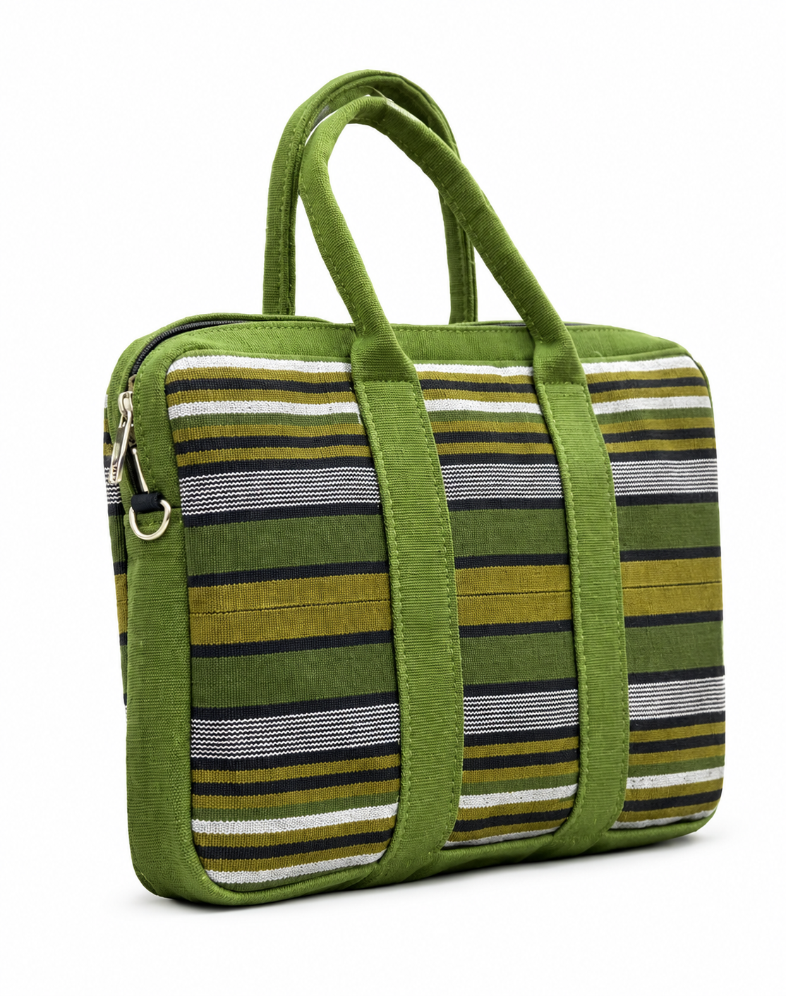 Aso-Oke Laptop Bag (Green)