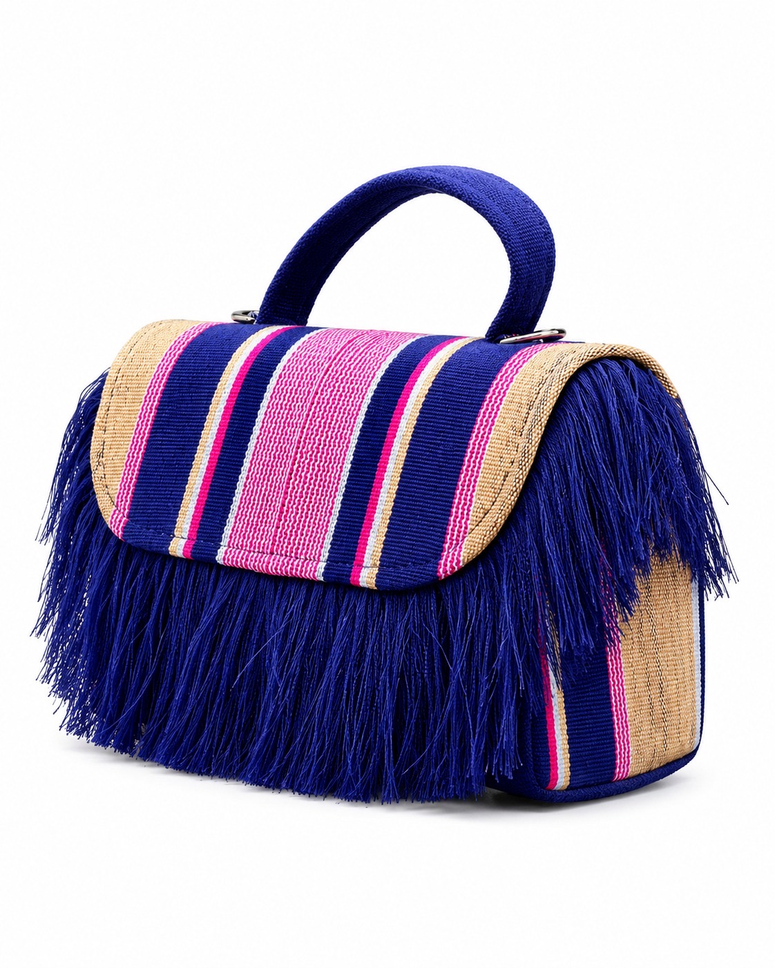Fringe Clutch Bag (Aso-Oke)
